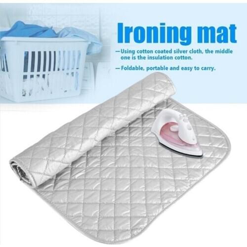48*85cm / 60*55cm Ironing Mat Laundry Pad Washer Dryer Cover Board Heat Resistant Blanket Mesh Press Clothes Protect Protector