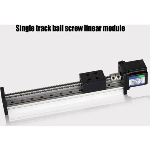 Custom SGX MGN linear guide SFU1204 ball screw linear motion module to send stepper motor NEMA23 and coupling Stroke 50mm-1000mm