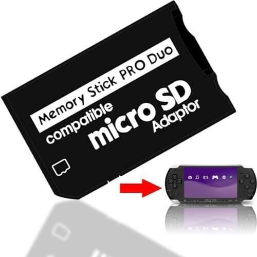 Ingelon Memory Stick Pro Duo Adapter Micro SD to Memoria Stick Card TF to MS Card Reader for Sony PSP Adapter Memory Card