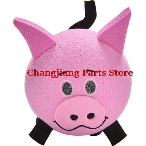 Kawaii Pig Eva Decorative Car Antenna Topper Balls Pink Fashion Women Car Inner accssories