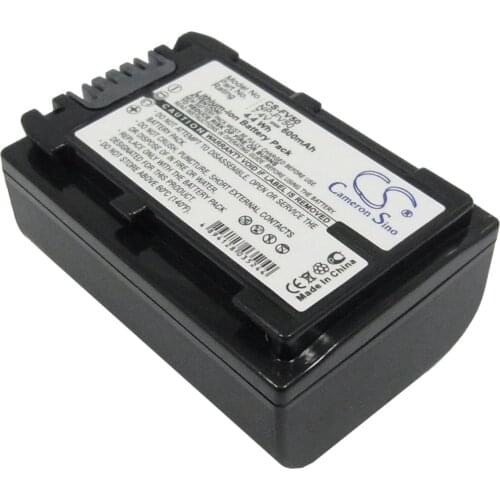 Cameron Sino Camera Replacement Li-ion Battery 600mAh For NP-FV50 VholdR DCR-DVD403, Free Tools