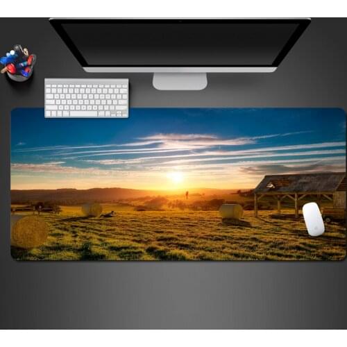 Sunset Ranch Mousepad High-end Game Mouse Pad Big Player Mouse Pad Game Desktop Pad Laptop Keyboard Big Play Mousepad