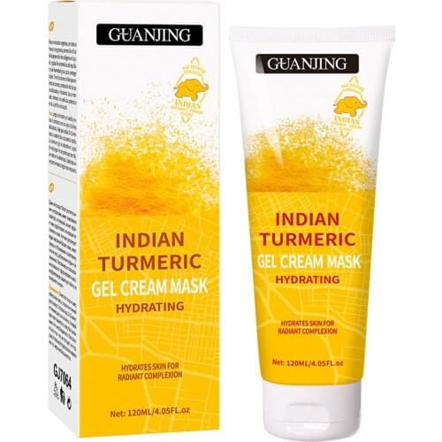 Turmeric Sleeping Mask Anti Acne Whitening Brightening Hydrating Moisturizing Oil Control Shrink Pores Lifting Firming Skin Care