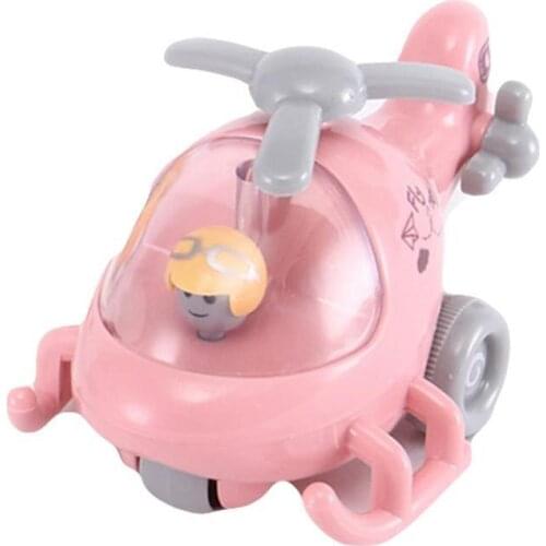 Small Inertia Powered Airplane Push Go Sliding Plane Model Kids Development Toy