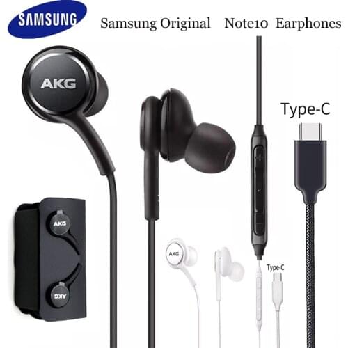 Original SAMSUNG AKG Earphones EO-IG955 Headset In-ear Type-c with Mic Wired for GALAXY NOTE 10 /20 S20 S21 S10 PLUS AKG Headset