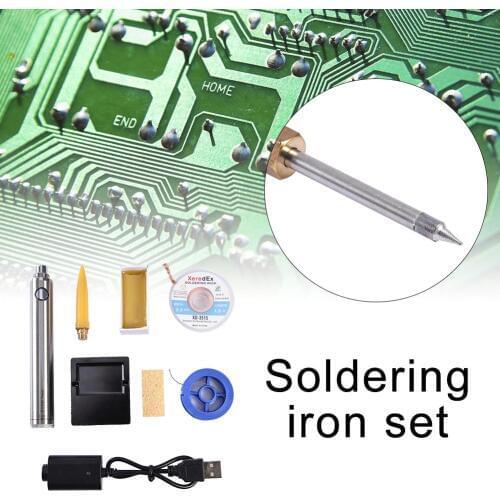 5V 8W Mini Portable Wireless Soldering Iron Pen Welding Set USB Rechargeable Battery Soldering Iron And Soldering Tool