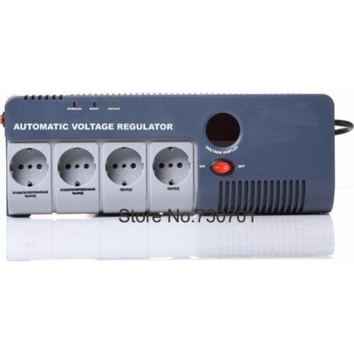2019 500va, 1kva,1.5kva Protable Relay Control Automatic Voltage Regulator/AVR with socket