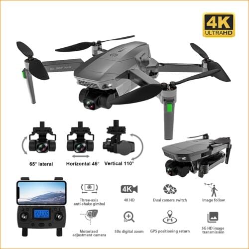 SG907 MAX 4K Camera GPS Drone 5G WiFi With 3-Axis Gimbal 25 Minutes Flight Profesional RC Quadcopter Dron SG906 PRO 2