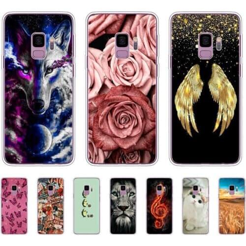 For Samsung Galaxy S9 S9 Plus SM- G960 G965 Plus Silicone Back Cover Case for Samsung S9 Plus bumper coque TPU Phone Cases
