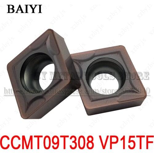 CCMT09T308 VP15TF Carbide inserts CCMT 09T308 metal turning tools cutter lathe blade CCMT 09T308 CNC tool for stainless steel