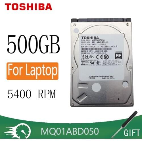 TOSHIBA Laptop 500GB Hard Drive Disk MQ01ABD050 500G Original Internal HDD 5400 RPM 9.5MM FOR Notebook