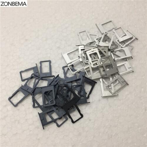 ZONBEMA 10pcs New Sim Card Adapter For iPhone 5 5G 5S Micro Sim Card Tray Slot Holder Replacement