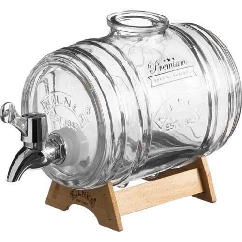 Zq Glass Juice Can European-Style Medical Wine Jar Sealed Household Beverage Storage Bottle