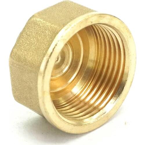 1" 1-1/4" 1-1/2" 2" BSPP Female Brass Pipe Countersunk Plug Hex Head Socket End Cap Pipe Fittings
