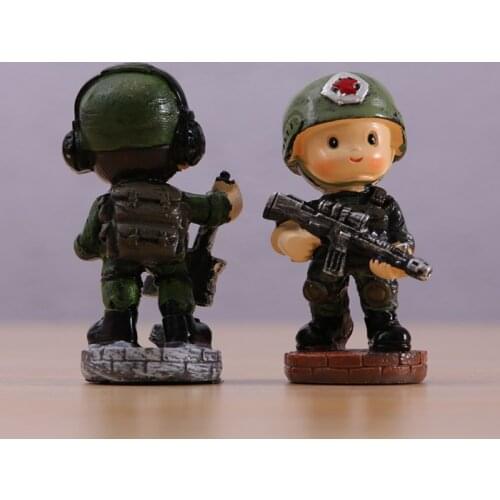 1 Set Small Tank Airplane Military Party Theme Cake Topper Boy Childrens Birthday Cake Supplies Party Decorations