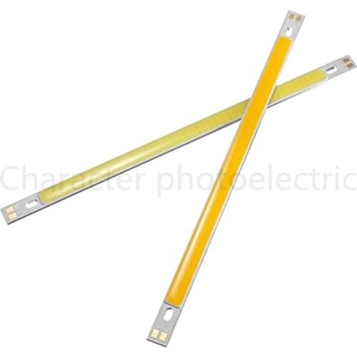 1pcs 200 x 10MM 10W 1000LM For DIY High Quality 12V - 14V COB Warm White Pure White LED Strip Light Lamps Bulb Super Bright