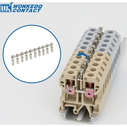 Weidmuller SAK 10Q-10 SAK Type Terminal Block Accessories Fixed bridge for SAK-10EN DIN Rail Terminal Blocks