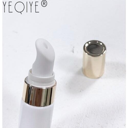 【10PCS】10g/15g/20g Ceramics Head Cosmetic Soft Tube Packing Empty Cream Bottle Eye Essence Lotion Refillable Packing Container