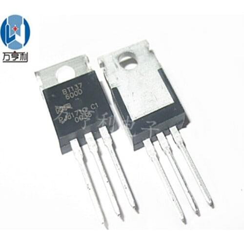 BT137-600D BT137600D TO-220 New and Original 10pcs/Lot