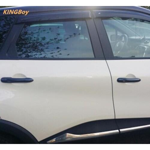 For Renault Captur Kaptur Samsung QM3 2013-2018 ABS Carbon fibre Door Handle Cover Trim Decoration accessories