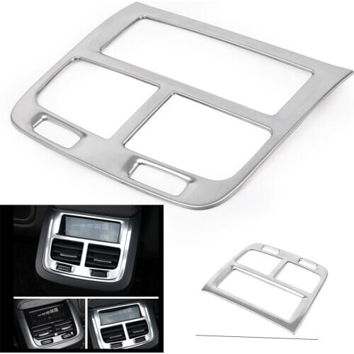 For Volvo XC60 XC90 2015 2016 2017 2018 Car Styling Stainless Steel Rear Air Vent Outlet Cover Trim Decoration