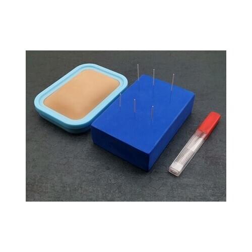 Accupuncture learning puncture needle skill practice package hand simulation acupuncture skin model