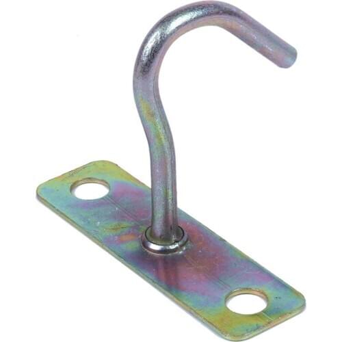 Fan Fixture Metal J Shaped Ceiling Mount Hook Hanger 80mm Height