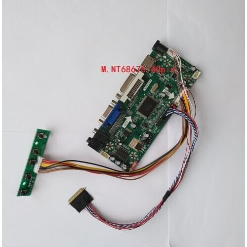 M.NT68676 LED LCD LVDS HDMI DVI VGA Controller board display for LP156WD1-TLA1/TLA2 1600X900 panel 15.6" monitor