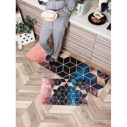 Cartoon Printed Doormat Bathroom Kitchen Outdoor Tea Table water uptake Antiskid Floor Mat Kids Bedroom Carpet Hallway Area Rugs