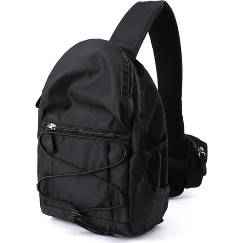 Mens Bag Crossbody Shoulder Chest Bag Multifunction Anti-theft Waterproof Casual Outdoor Sport Trip Chest Pack Fashion Bolsa