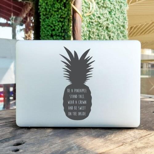 Humor Pineapple Quote Laptop Sticker for MacBook Pro 16" Air Retina 11 12 13 15 inch Mac Book Skin 14" Decorative Notebook Decal