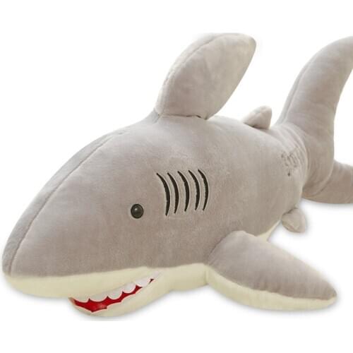 Cute Stuffed Animals Plush Toy Pillow Hand Warmer Baby Shark Plush Toys Lovely Cute Furry Peluche Gigante Gifts For Boys JJ60MR