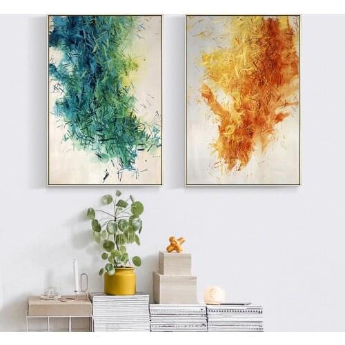 Modern Abstract Colorful Creativity Canvas Painting Poster and Prints Minimalism Wall Art Pictures for Living Room Home Decor