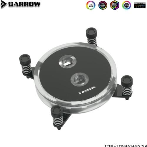 Barrow CPU Water Block use for Intel LGA 1150 1151 1155 1156 Socket / AM3 AM4 / 2011 X99 X299 / Coper Radiator / Support AURA