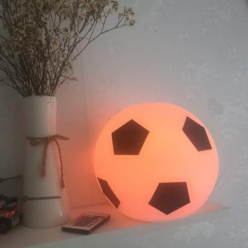 Skybesstech 8.66 inch 16 Color Change LED Soccer Football D22cm LED Football Mood Nightlight for Party Christmas Decoration 1pc