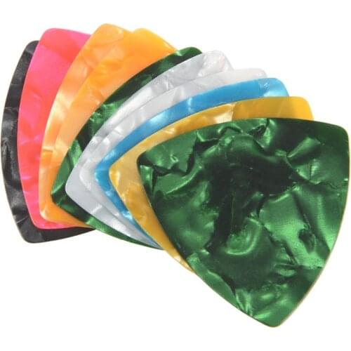 10pcs Acoustic/Electric Guitar Picks Plectrums 0.46mm---Assorted Color