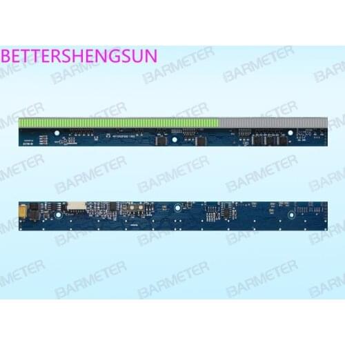 128-segment ultra-thin LED module for DC power, rheostat or temperature sensor measurement and display