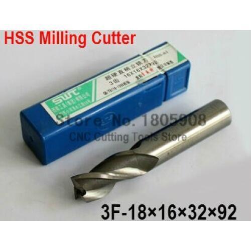 5 pcs/set 18MM 3 Flute HSS & Aluminium End Mill Cutter CNC Bit Milling Machinery tools Cutting tools.Lathe Tool