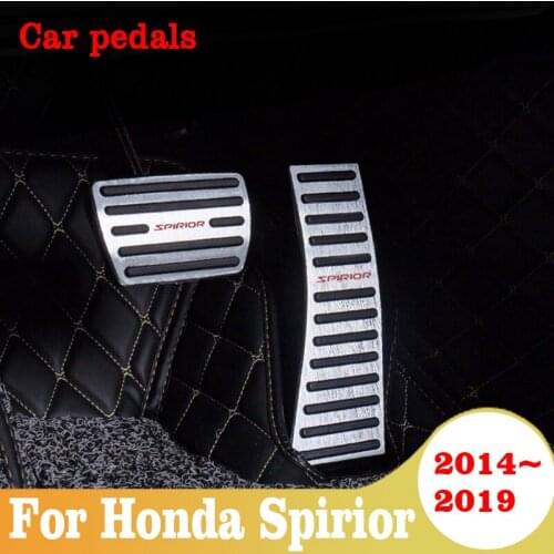 Car Pedals Foot Pads Fuel Accelerator Brake Clucth Pedal Covers For Honda Spirior 2015 2016 2017 2018 Car Accessories