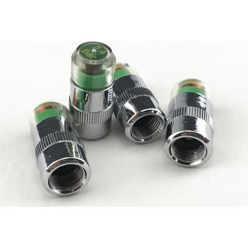 4PCS car auto tire pressure monitor tire gage alert sensor indicator valve caps for Toyota Camry Corolla RAV4 Yaris Highlander