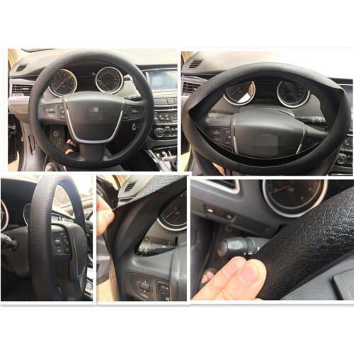 Car Styling Anti-slip Steering wheel cover For Kia Cadenza Forte5 Optima 3 Soul EV 2 Spectra Stinger Sedona Shuma Accessories