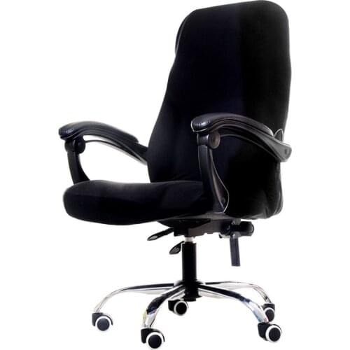 S/M/L Sizes Computer Chair Cover Stretch Spandex Office Chair Cover Anti-dirty Office Armchair Slipcover Removable Seat Case
