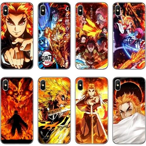 Demon Slayer Rengoku Kyoujurou Soft Phone Case For Samsung Galaxy A71 A70 A60 A51 A50 A41 A40 A31 A30 A20E A21S A12 A10 A7 A5 A3