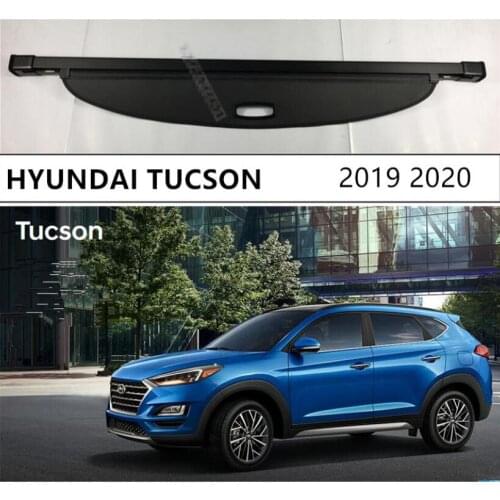 For HYUNDAI Tucson 2019 2020 Rear Trunk Cargo Cover Security Shield High Qualit Black Beige Auto Accessories