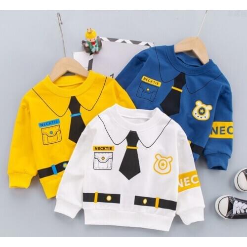 Boys t-shirts spring autumn childrens cotton long sleeve tops for baby boy girls kids clothes toddler fashion clothing 1 2 3 4