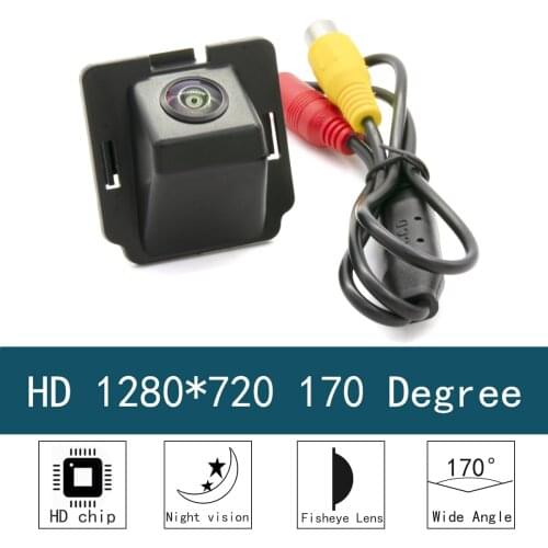 HD 1280*720 Fisheye 170 Degree Car Reversing Rear View Camera For Mitsubishi Outlander 2003-2009/2012/ GT 4WD 2006-2015