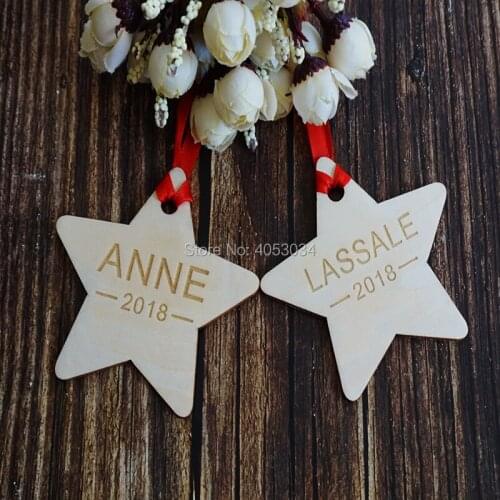 Personalised Star Christmas Decoration, Ornament, Family, Custom, Hanging Decoration