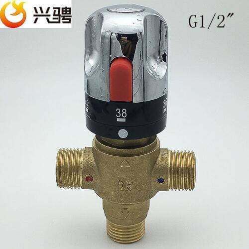 Brass Thermostatic valve Solar Energy Thermostatic Mixing valve Shower Thermostat Mixer