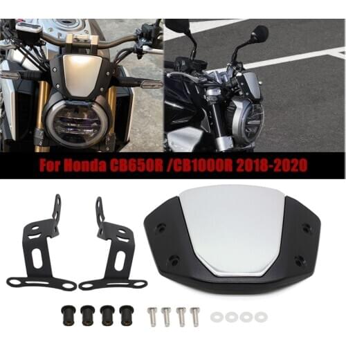 Motorcycle Windshield For Honda CB650R 2018 2019 2020 CB 650R WindScreen Front Screen CB1000R 2019 2020 cb650r Wind Deflector