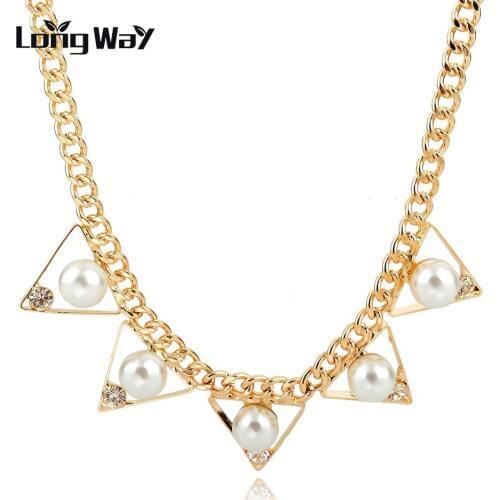 Женские ожерелья из жемчуга LongWay China At AliExpress